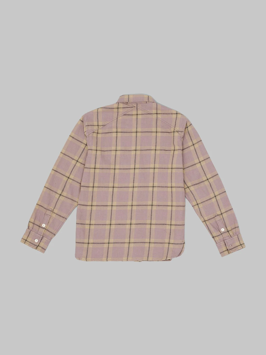 3sixteen Crosscut Flannel Mauve Slub Check - Image 9