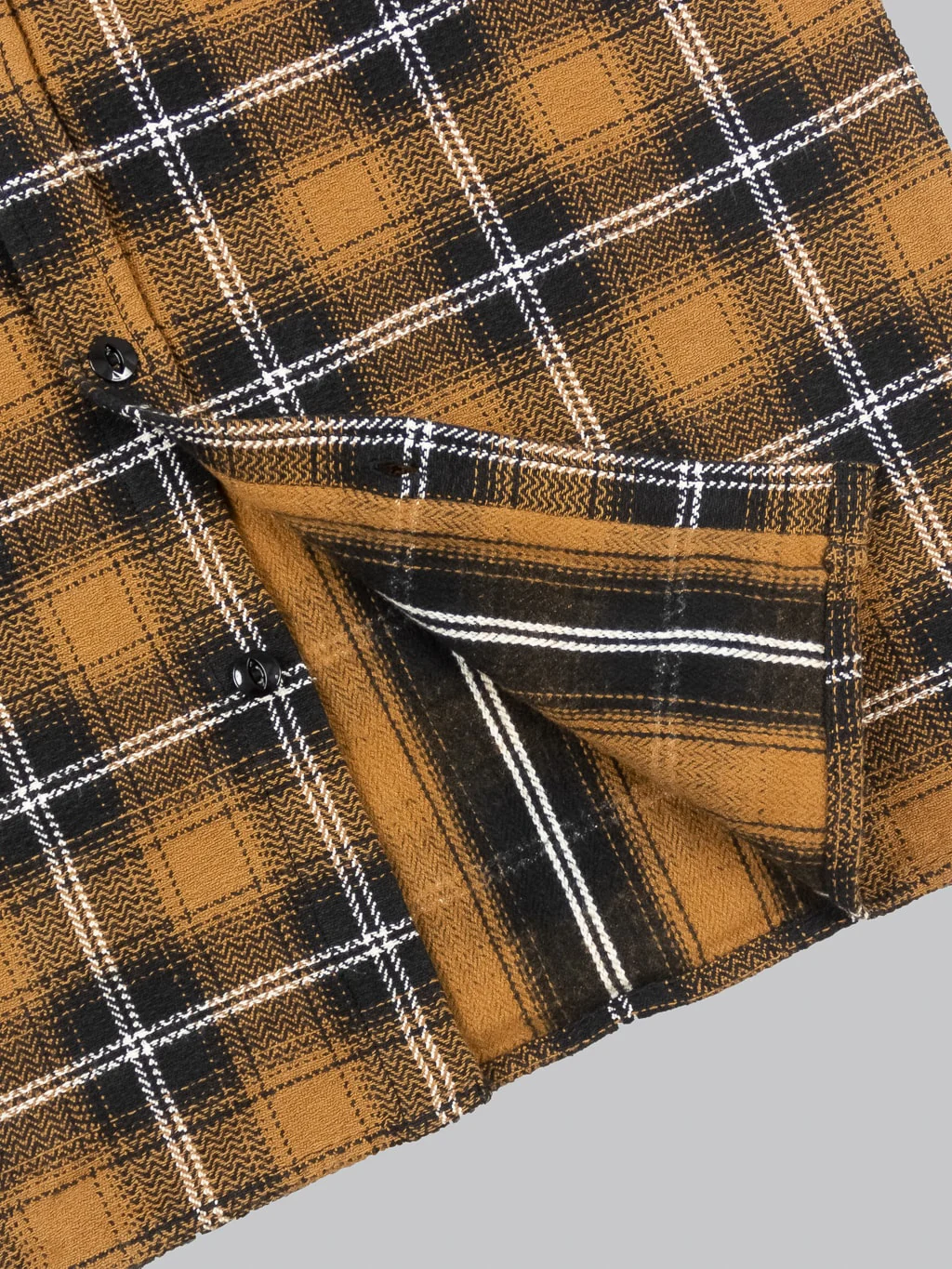 3sixteen Crosscut Flannel Sienna Check - Image 16