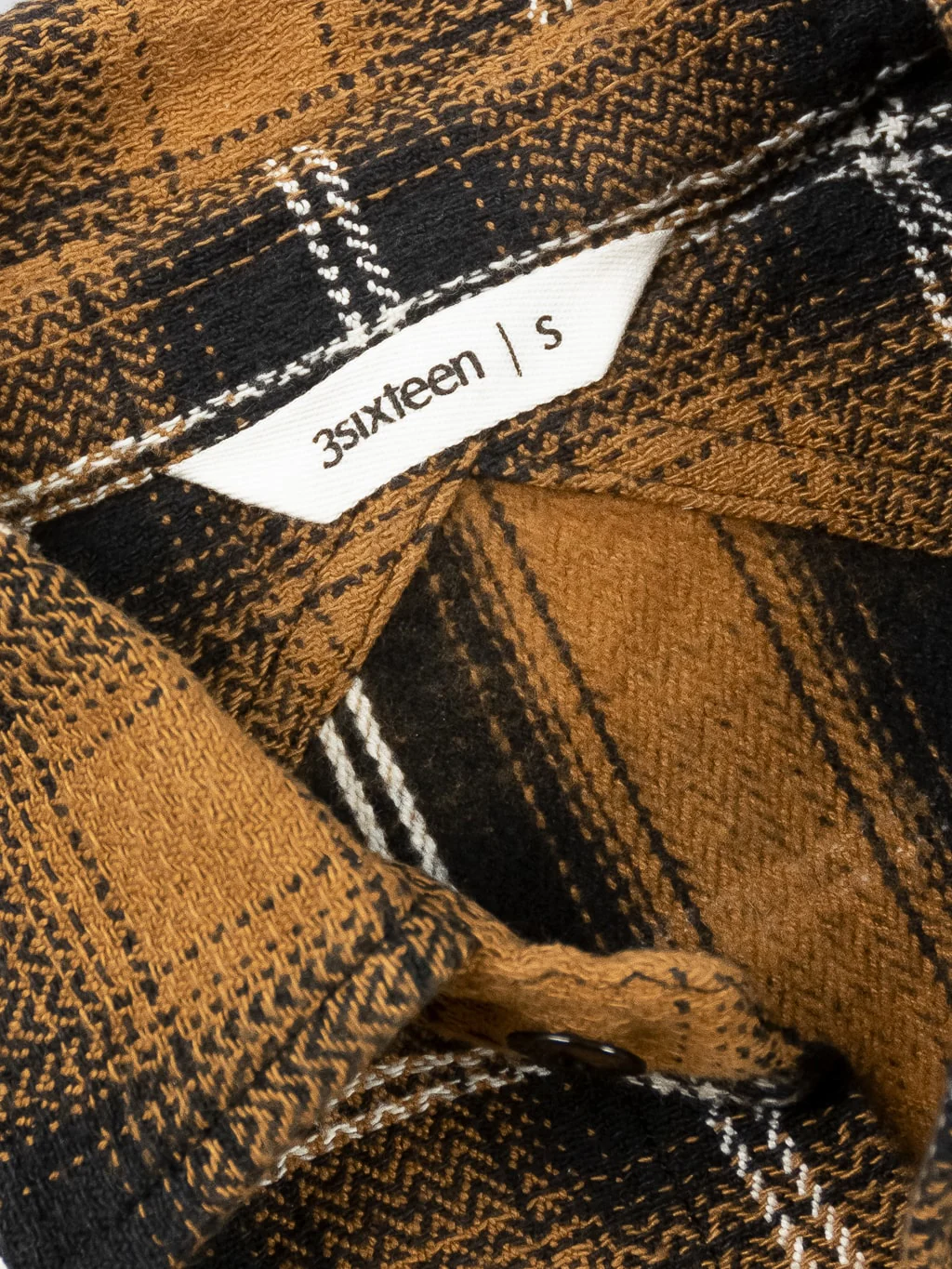3sixteen Crosscut Flannel Sienna Check - Image 19