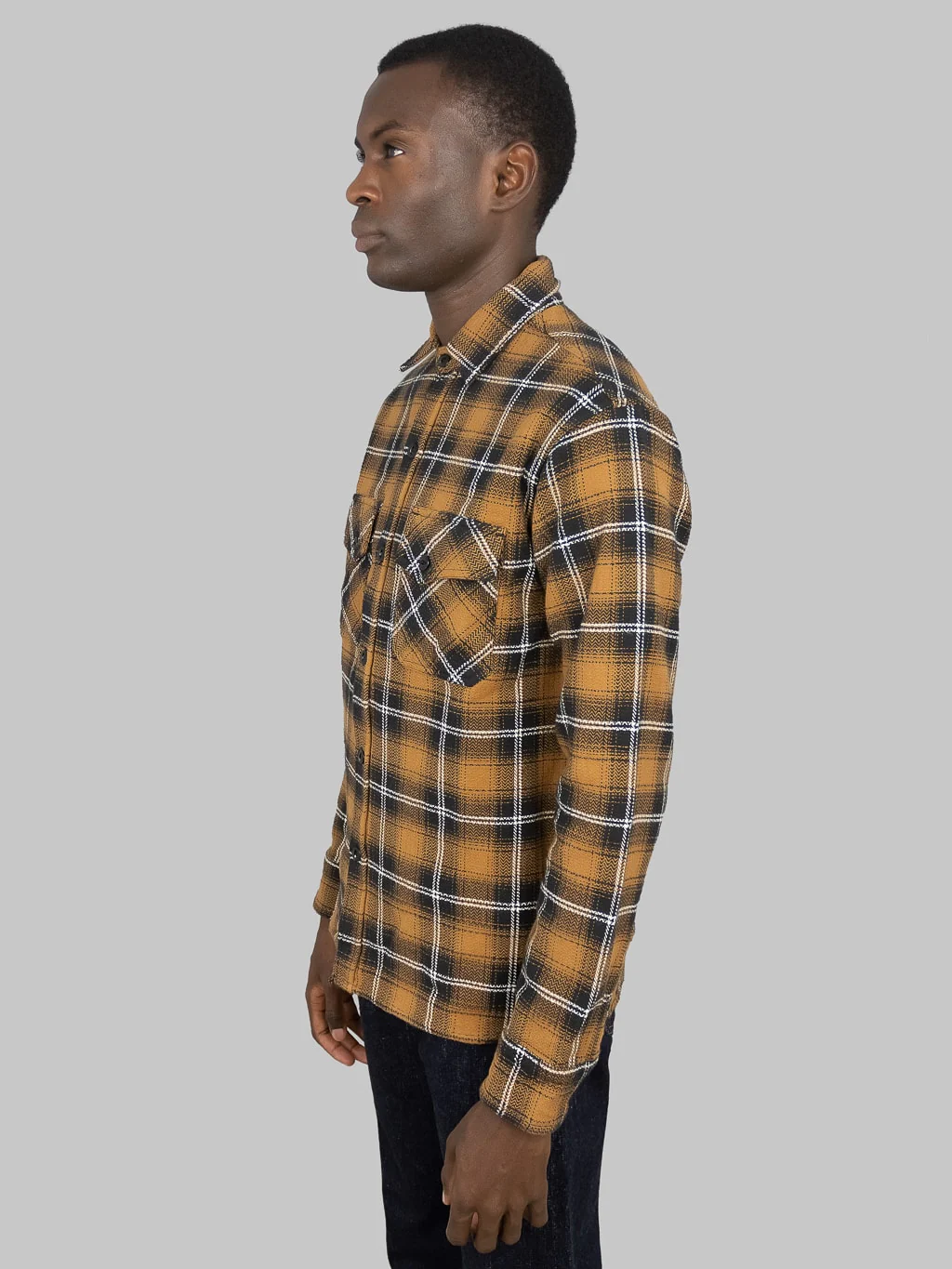 3sixteen Crosscut Flannel Sienna Check - Image 3