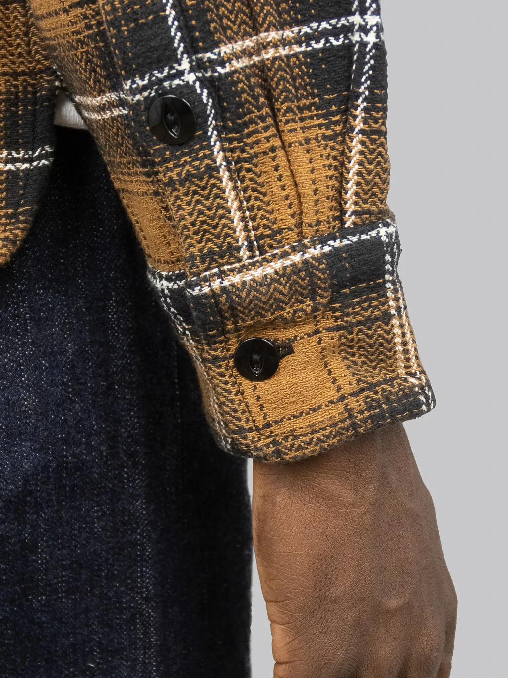 3sixteen Crosscut Flannel Sienna Check - Image 6