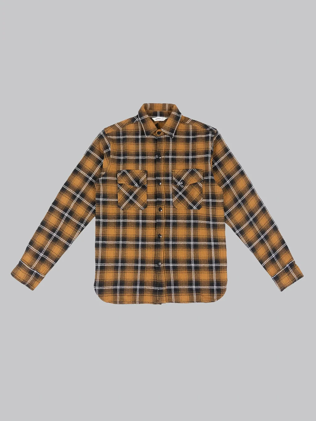 3sixteen Crosscut Flannel Sienna Check - Image 7