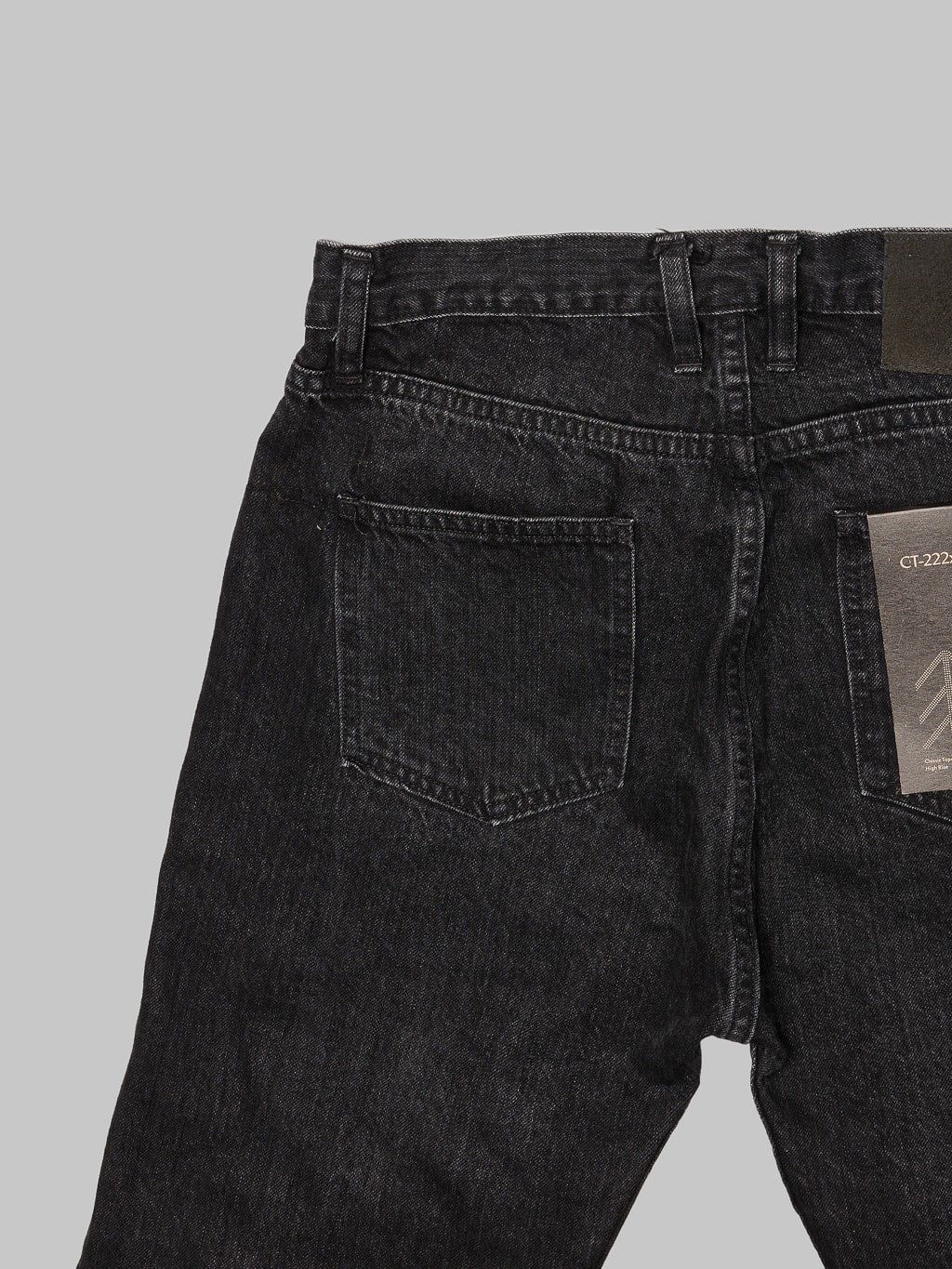 3sixteen CT-222xs Stonewashed Double Black Classic Tapered Jeans - Image 12