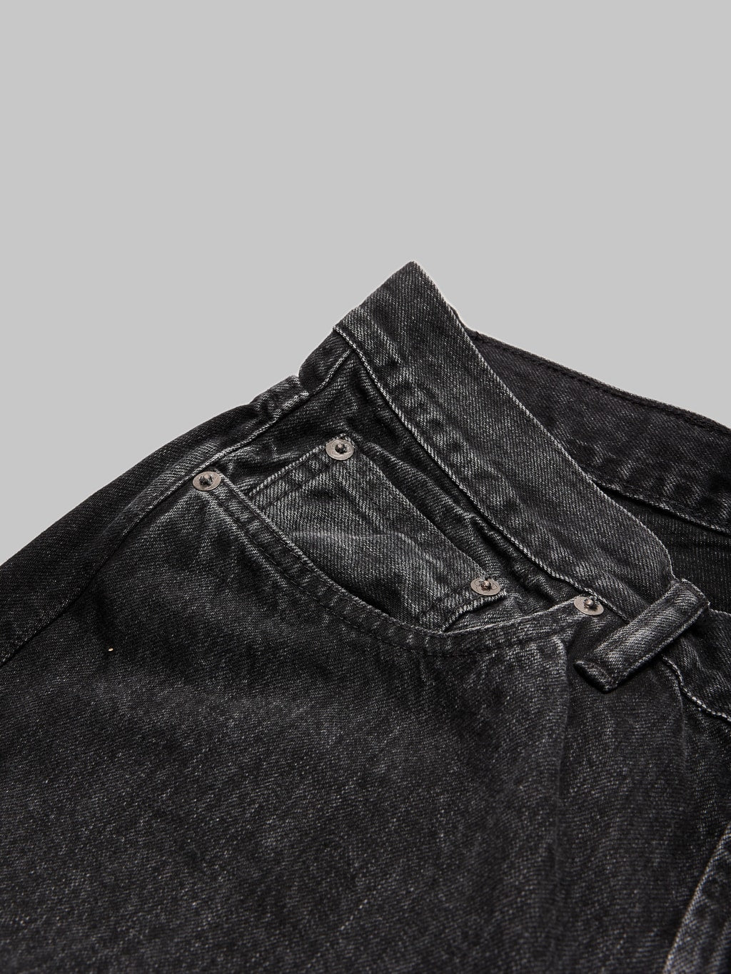 3sixteen CT-222xs Stonewashed Double Black Classic Tapered Jeans - Image 16