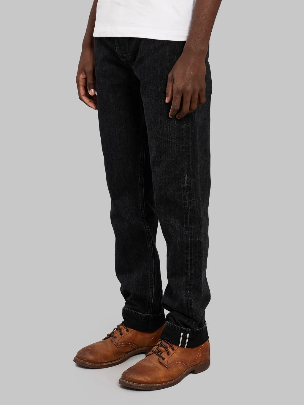 3sixteen CT-222xs Stonewashed Double Black Classic Tapered Jeans - Image 3