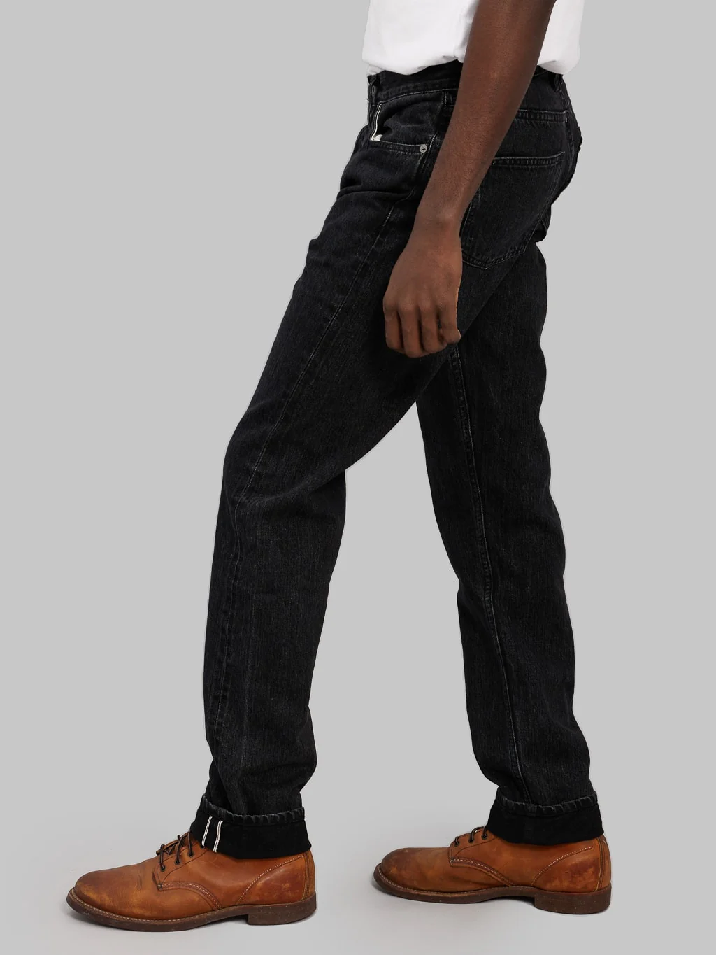 3sixteen CT-222xs Stonewashed Double Black Classic Tapered Jeans - Image 5