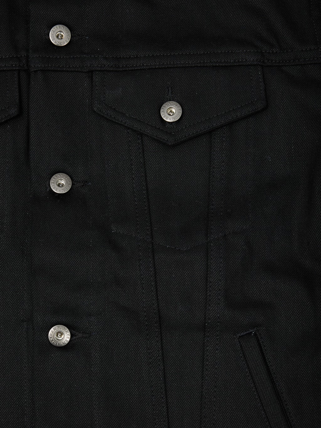 3sixteen Type 3s Denim Jacket Double Black - Image 11