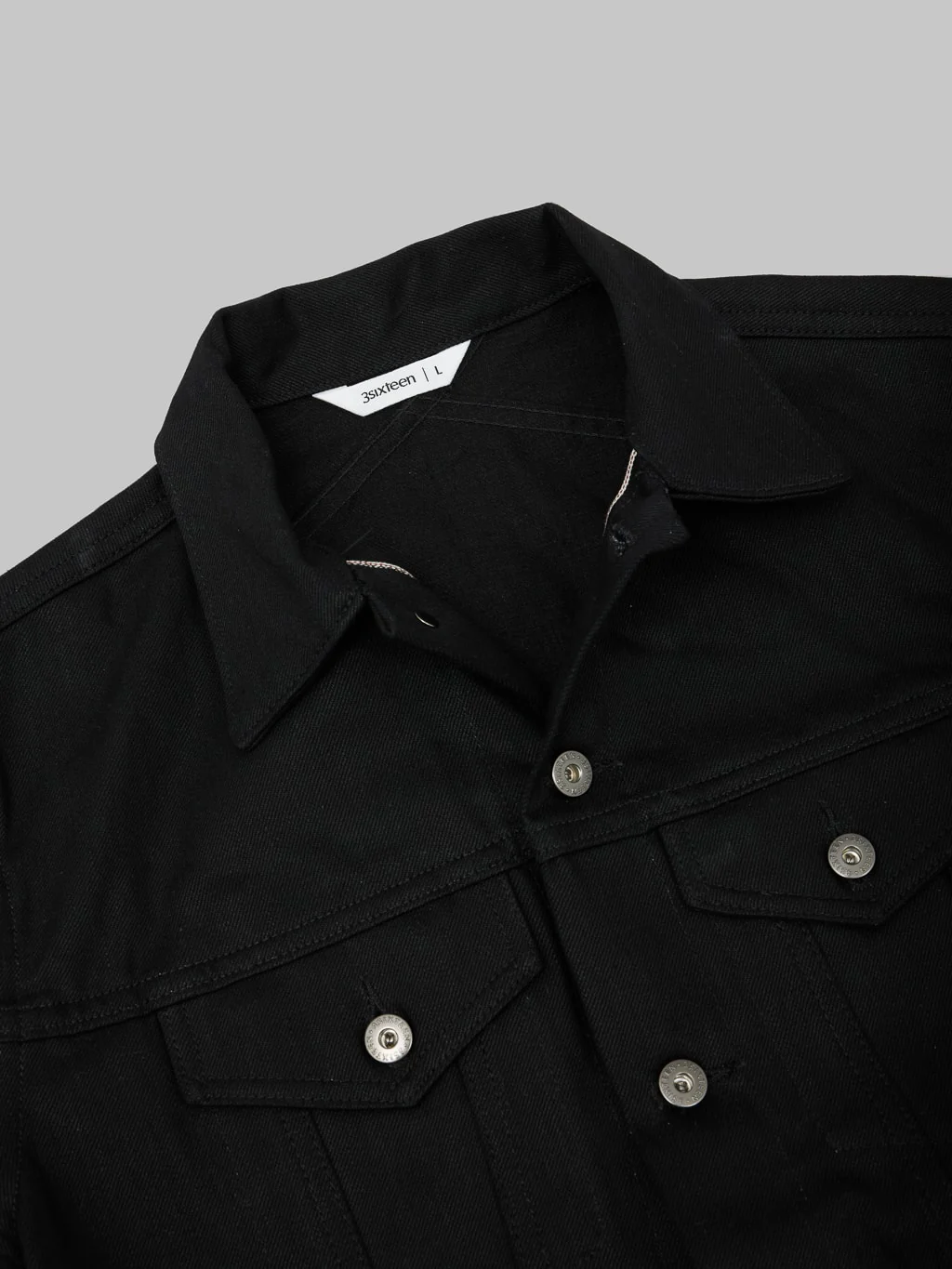3sixteen Type 3s Denim Jacket Double Black - Image 13