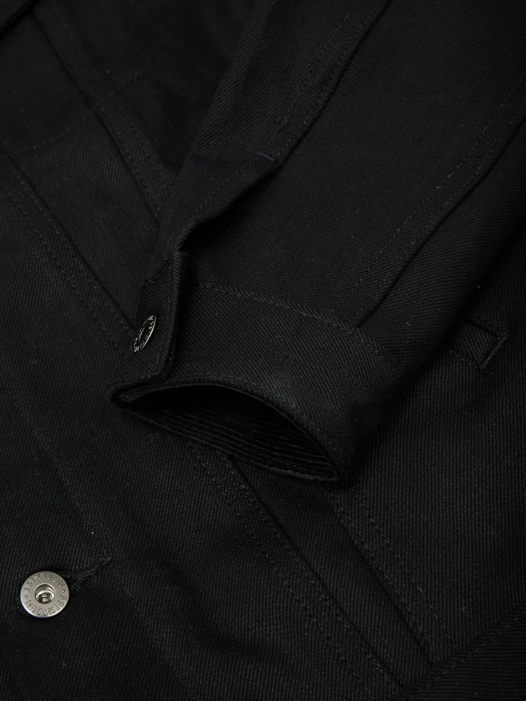 3sixteen Type 3s Denim Jacket Double Black - Image 15