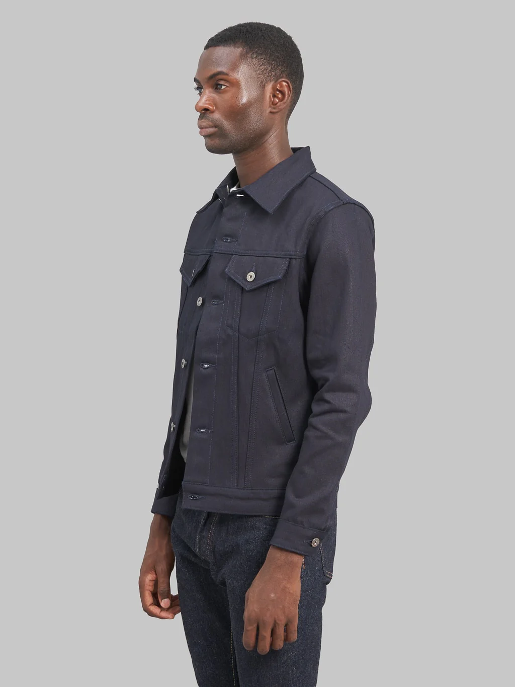 3sixteen Type 3s Denim Jacket Shadow Selvedge - Image 3