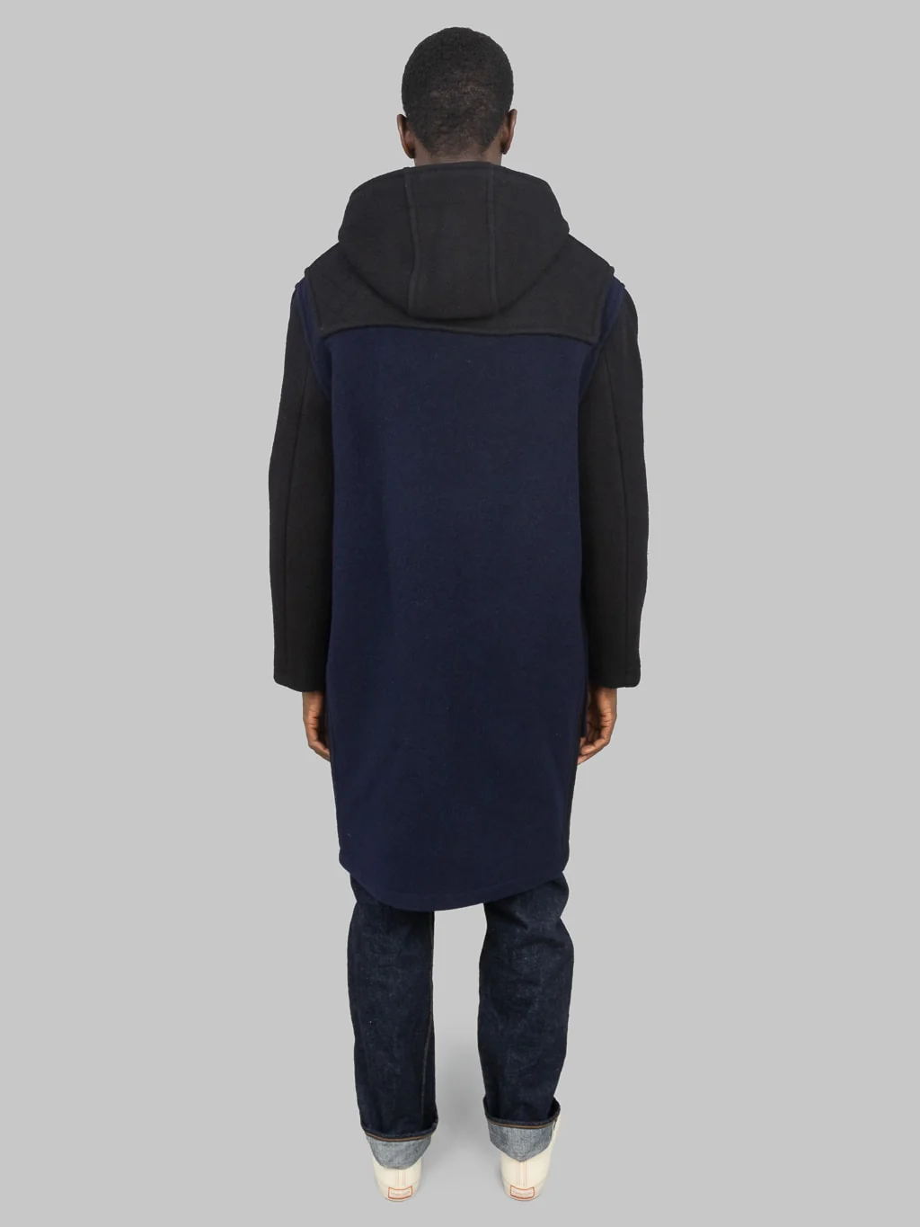 3sixteen x Gloverall Two-Tone Monty Duffle Coat - Image 3