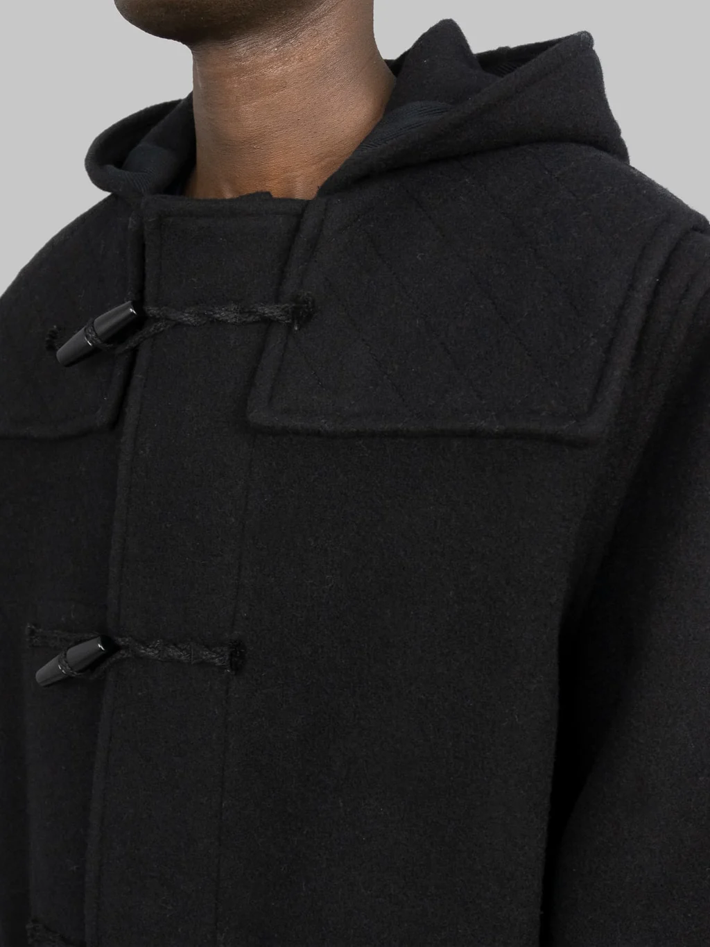 3sixteen x Gloverall Two-Tone Monty Duffle Coat - Image 6