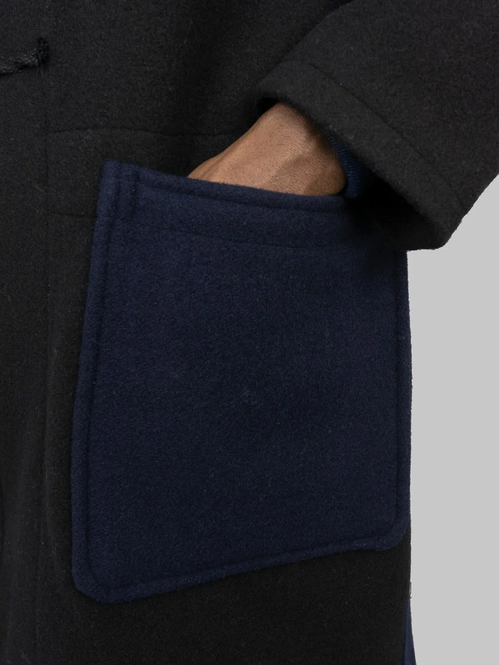 3sixteen x Gloverall Two-Tone Monty Duffle Coat - Image 8