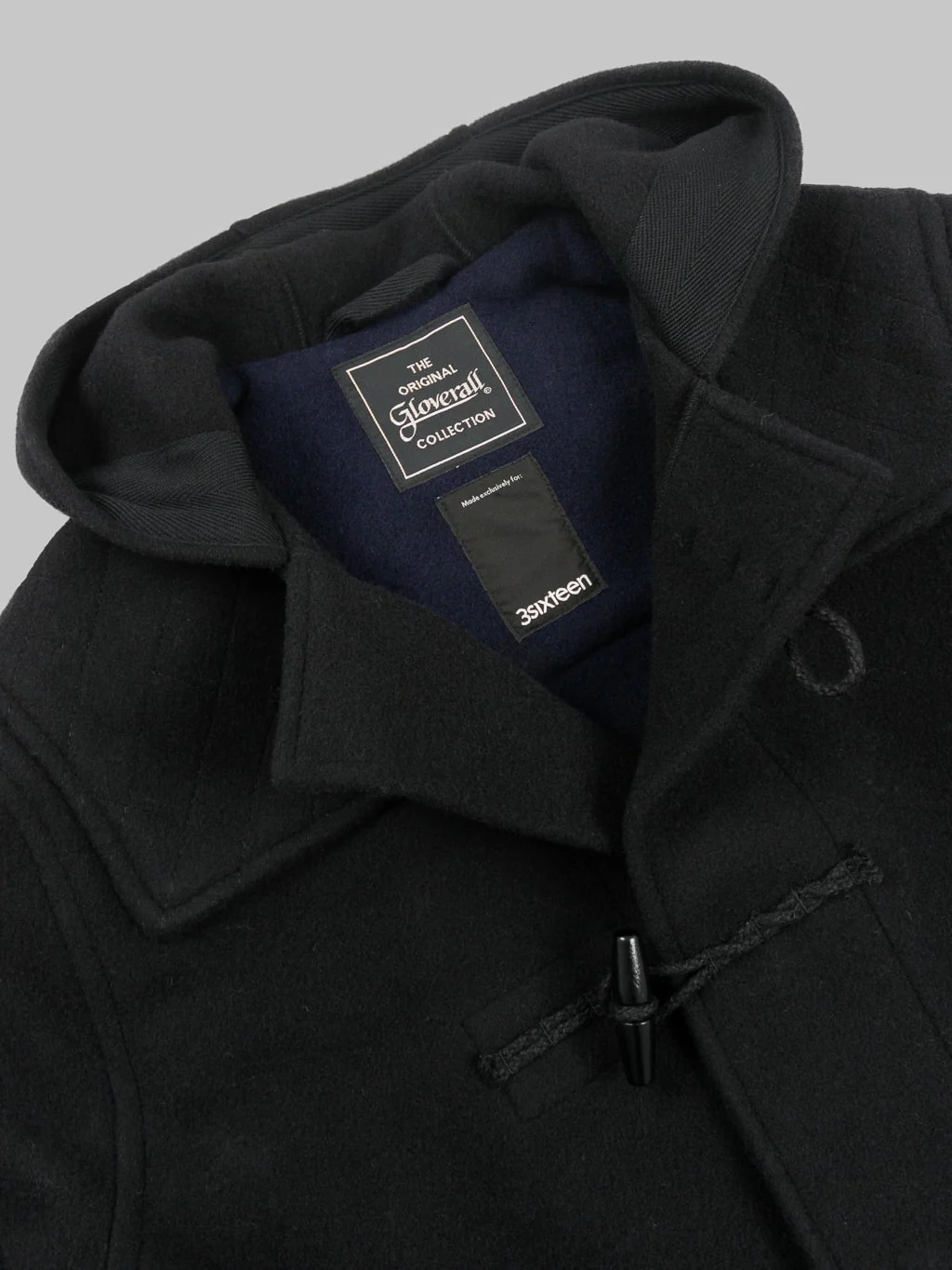 3sixteen x Gloverall Two-Tone Monty Duffle Coat - Image 9