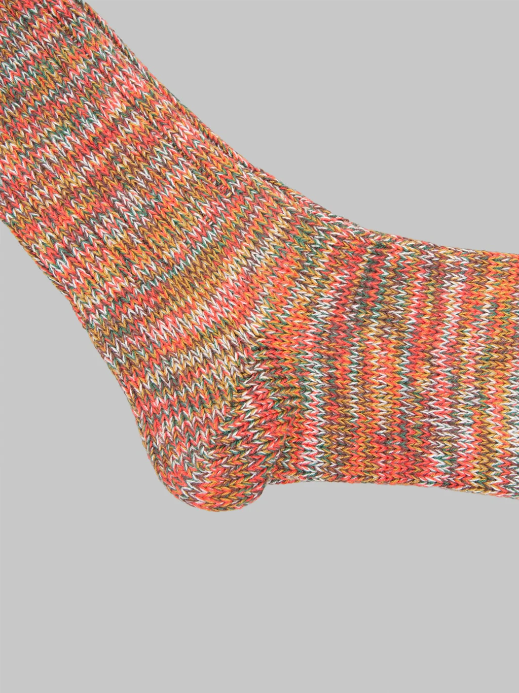 Anonymous Ism 5 Colour Mix Crew Socks Red - Image 5