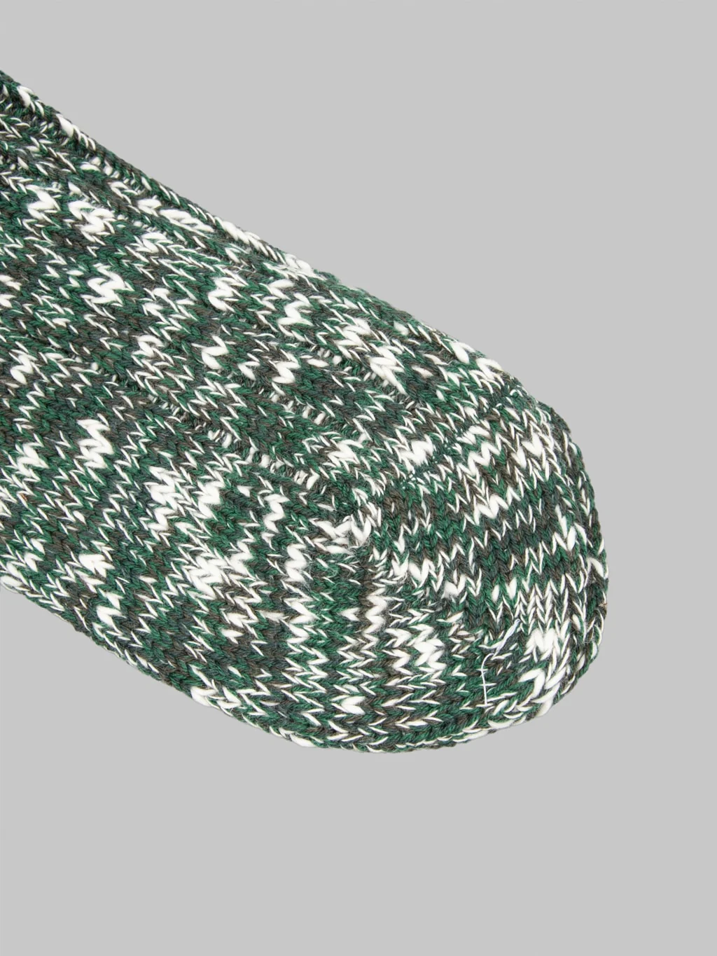 Anonymous Ism Classic Slub Crew Socks Moss - Image 3