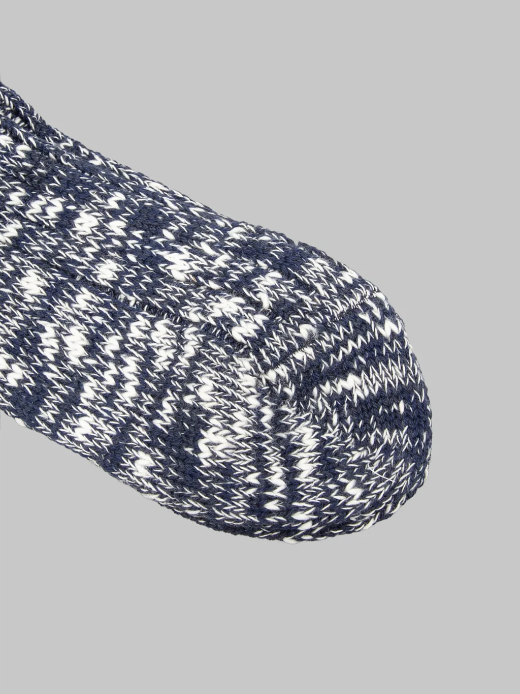 Anonymous Ism Classic Slub Crew Socks Navy - Image 3