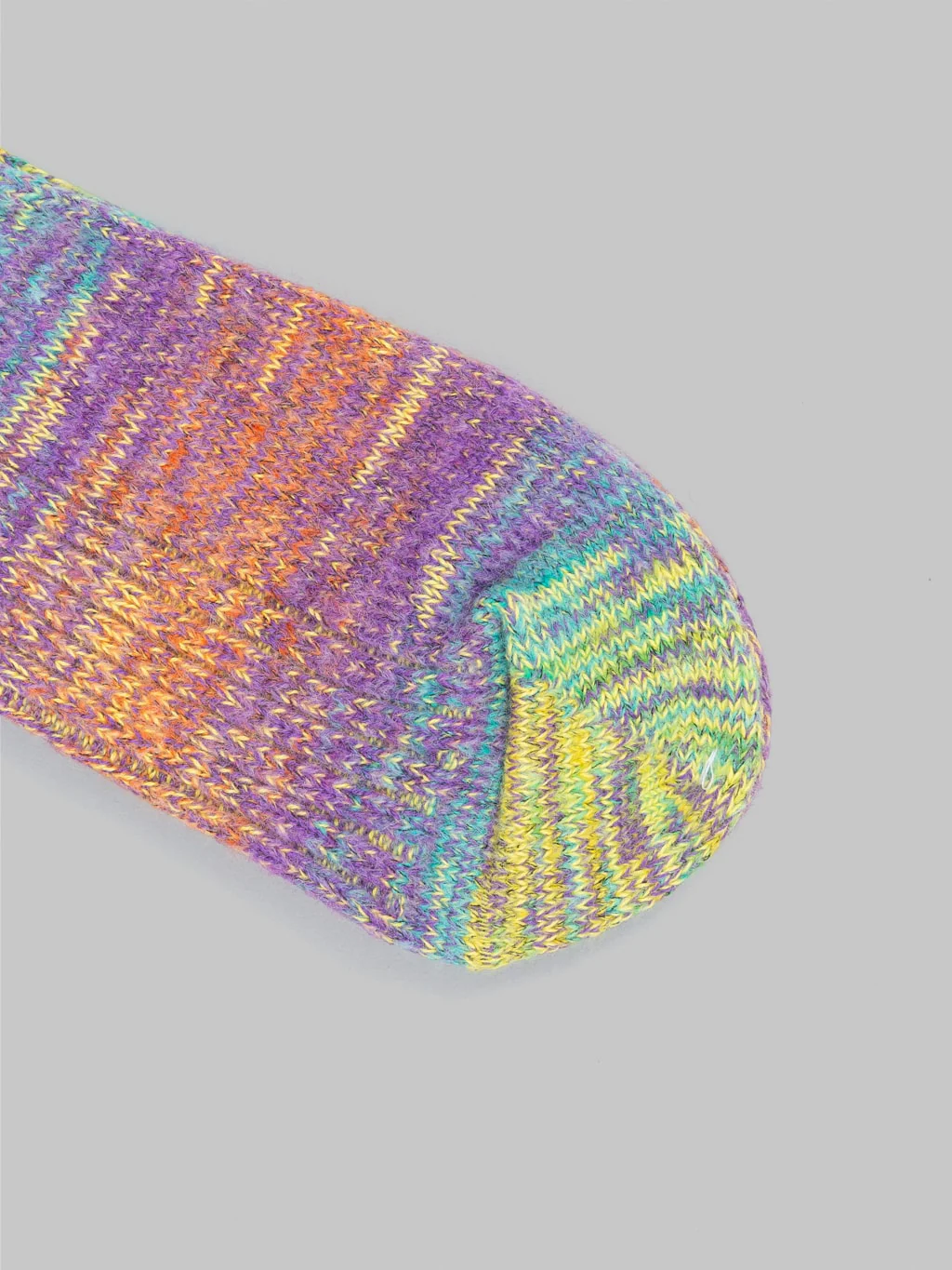 Anonymous Ism Splash Pattern Crew Socks Purple - Image 3