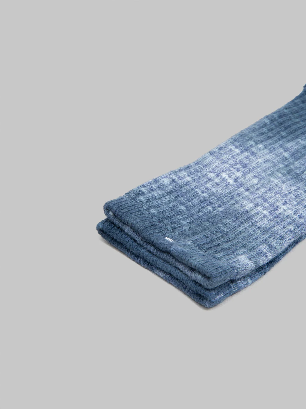 Anonymous Ism Uneven Dyed Sports Socks Navy - Image 5