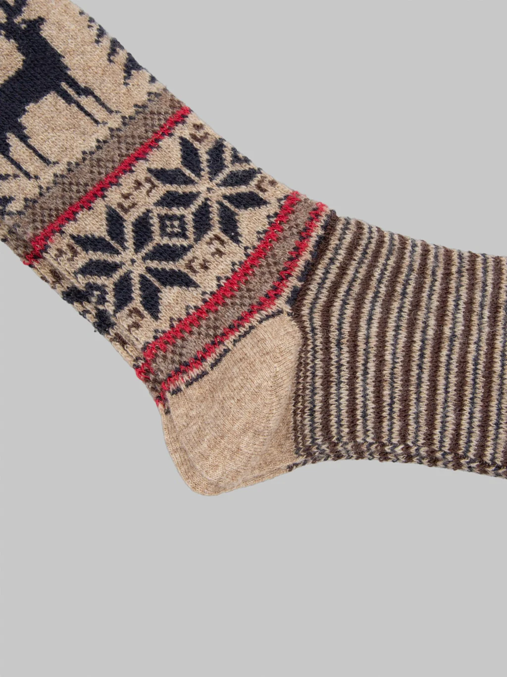 Anonymous Ism Wool Deer Snow JQ Crew Beige - Image 5