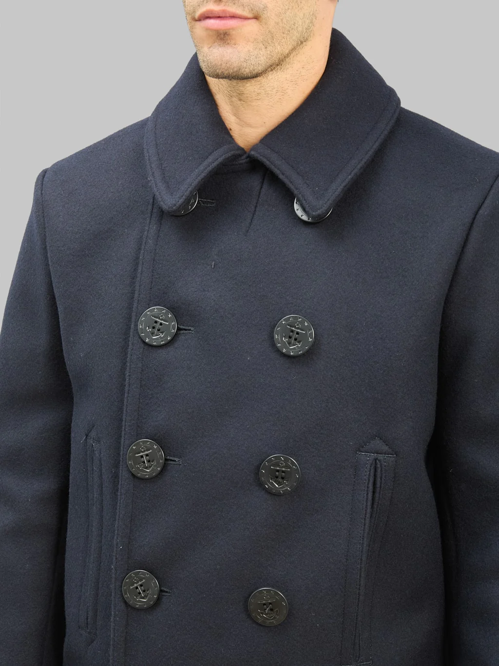 Buzz Rickson's BR11554 US Navy Pea Coat - Image 7