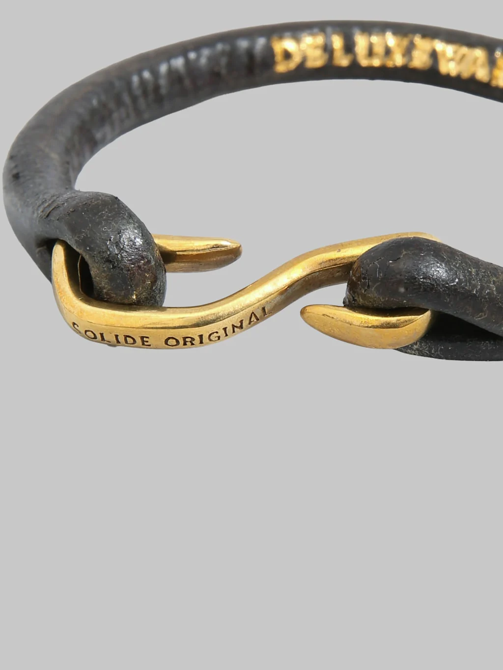 Deluxeware Leather Bracelet Black - Image 4