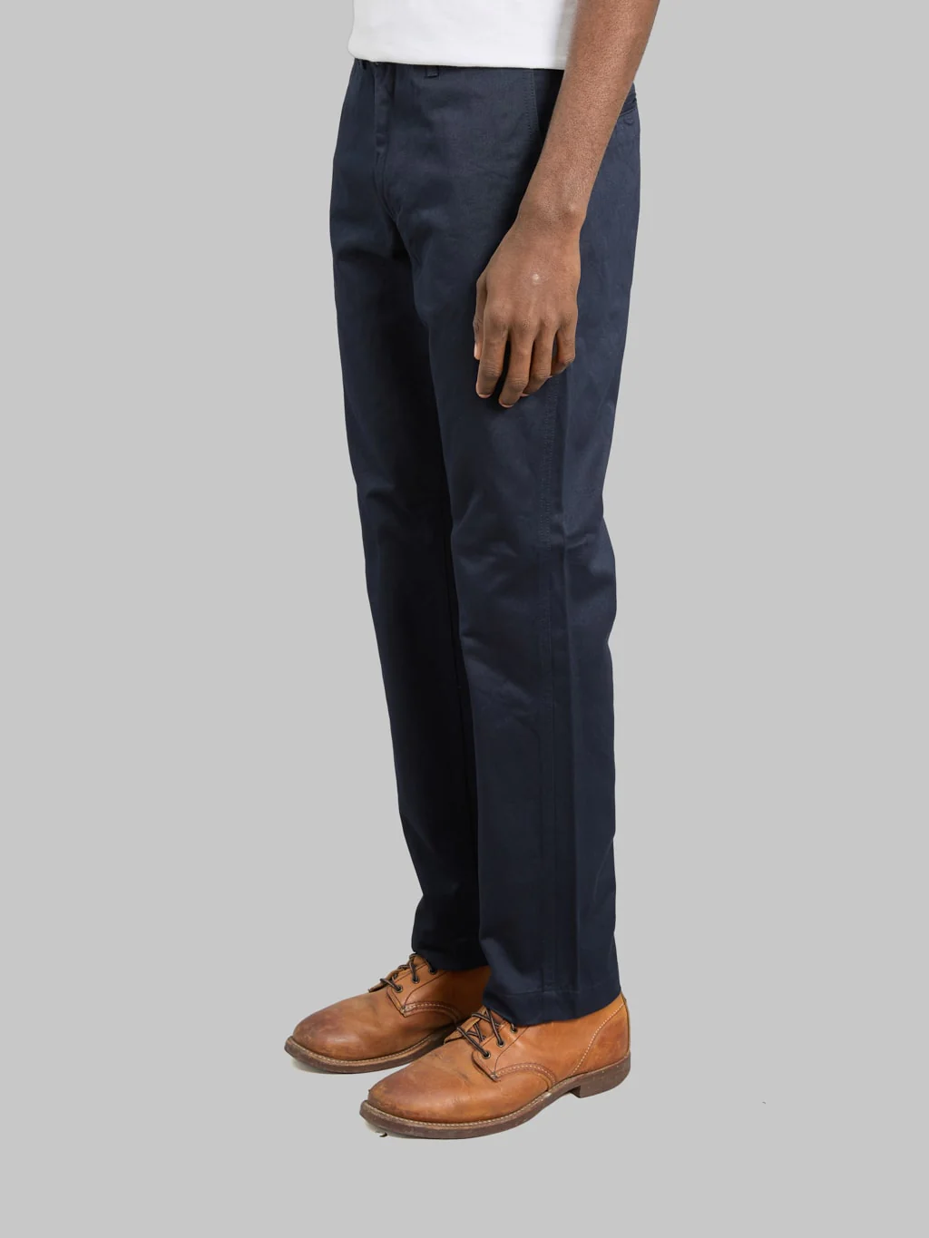 FOB Factory F0514 Narrow US Trousers Navy - Image 4