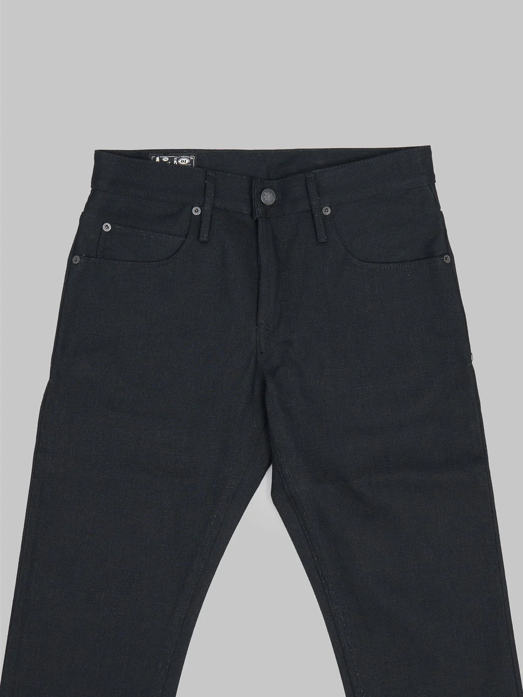 Freenote Cloth Avila 17oz Black Denim Slim Taper Jeans - Image 10