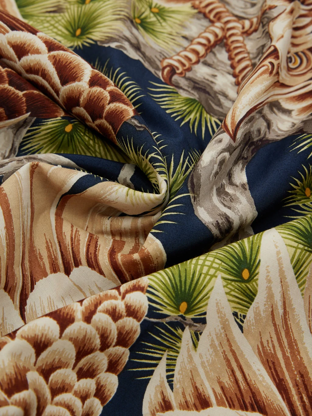 Freenote Cloth Hawaiian Navy Hawk Shirt - Image 13