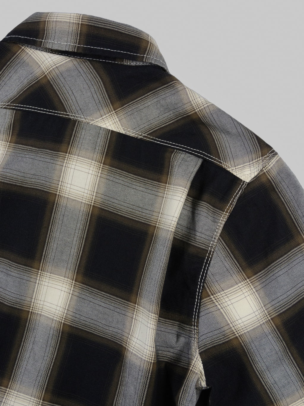 Freenote Cloth Lancaster Black Shadow Plaid Shirt - Image 10
