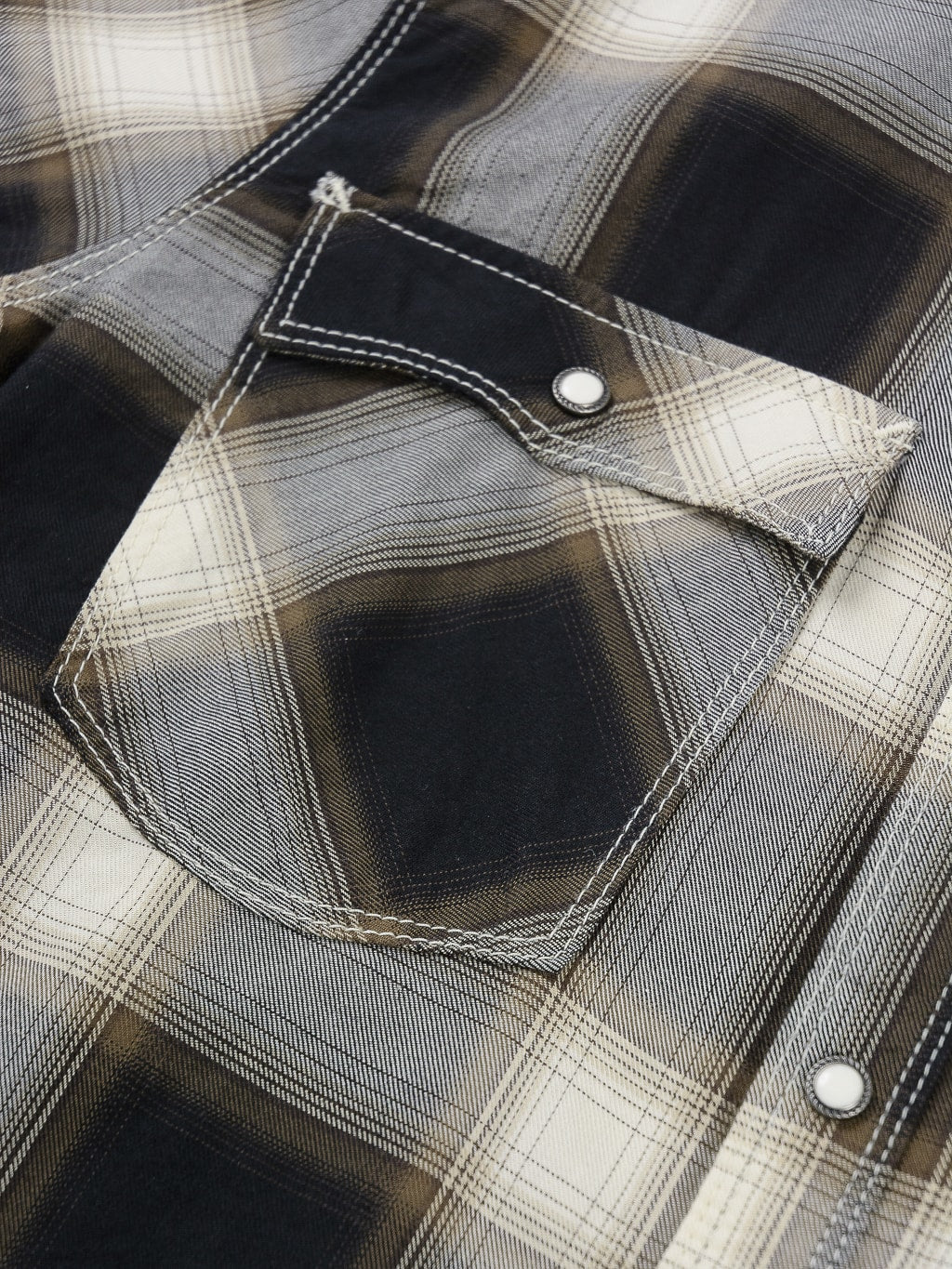 Freenote Cloth Lancaster Black Shadow Plaid Shirt - Image 17