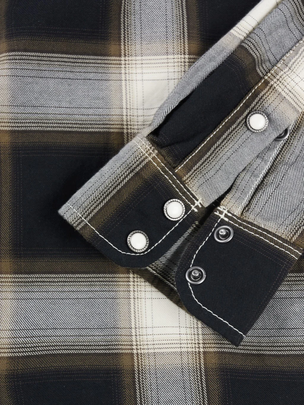 Freenote Cloth Lancaster Black Shadow Plaid Shirt - Image 18