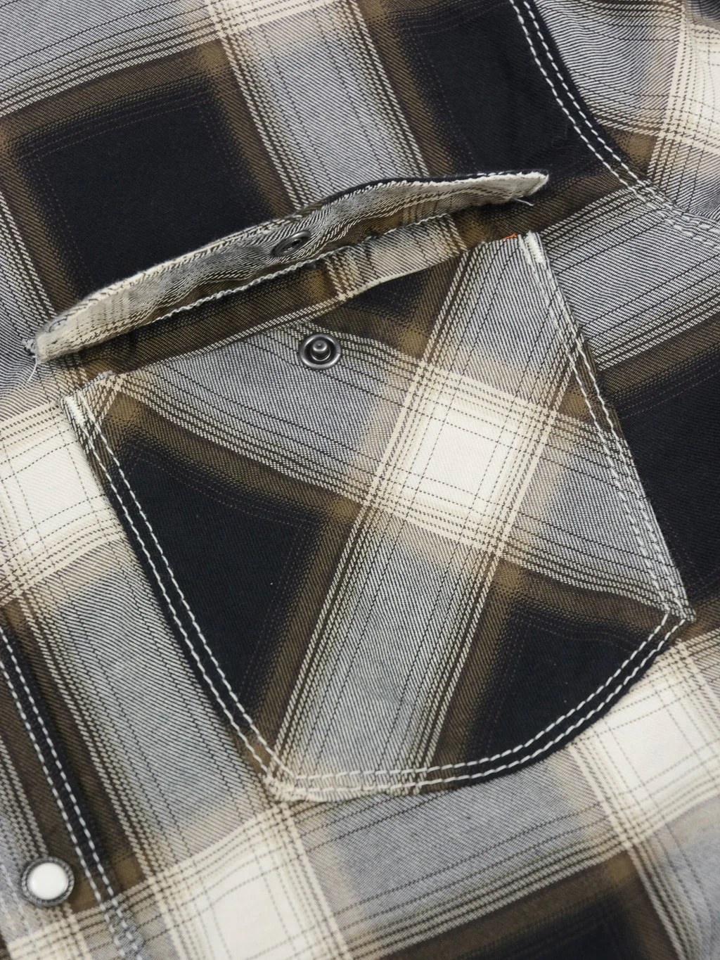 Freenote Cloth Lancaster Black Shadow Plaid Shirt - Image 20
