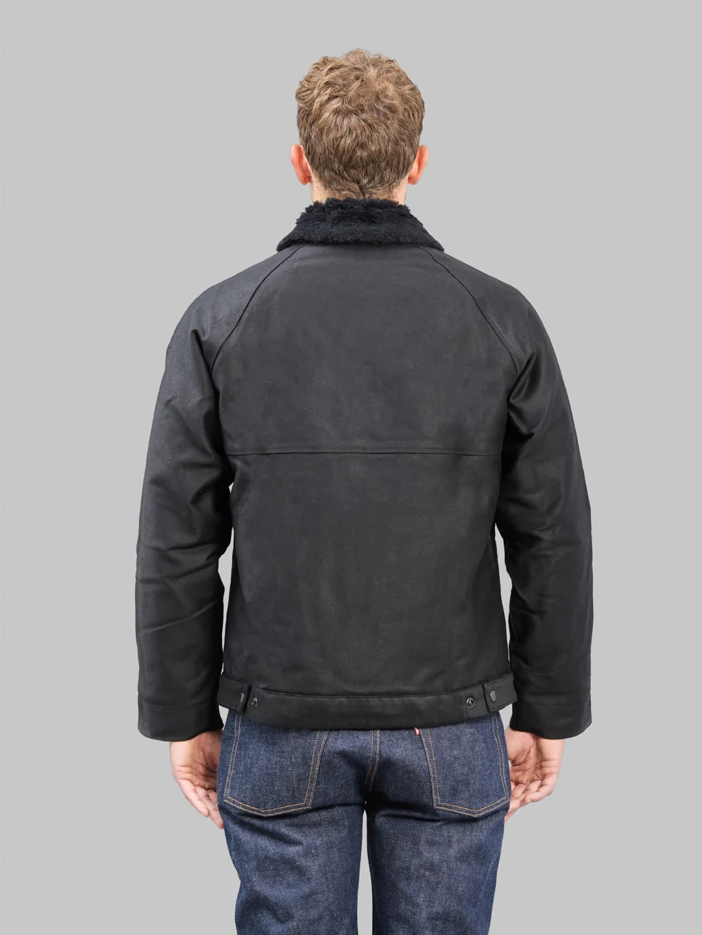 Freenote Cloth Mariner Heavy Jacket Black - Image 4