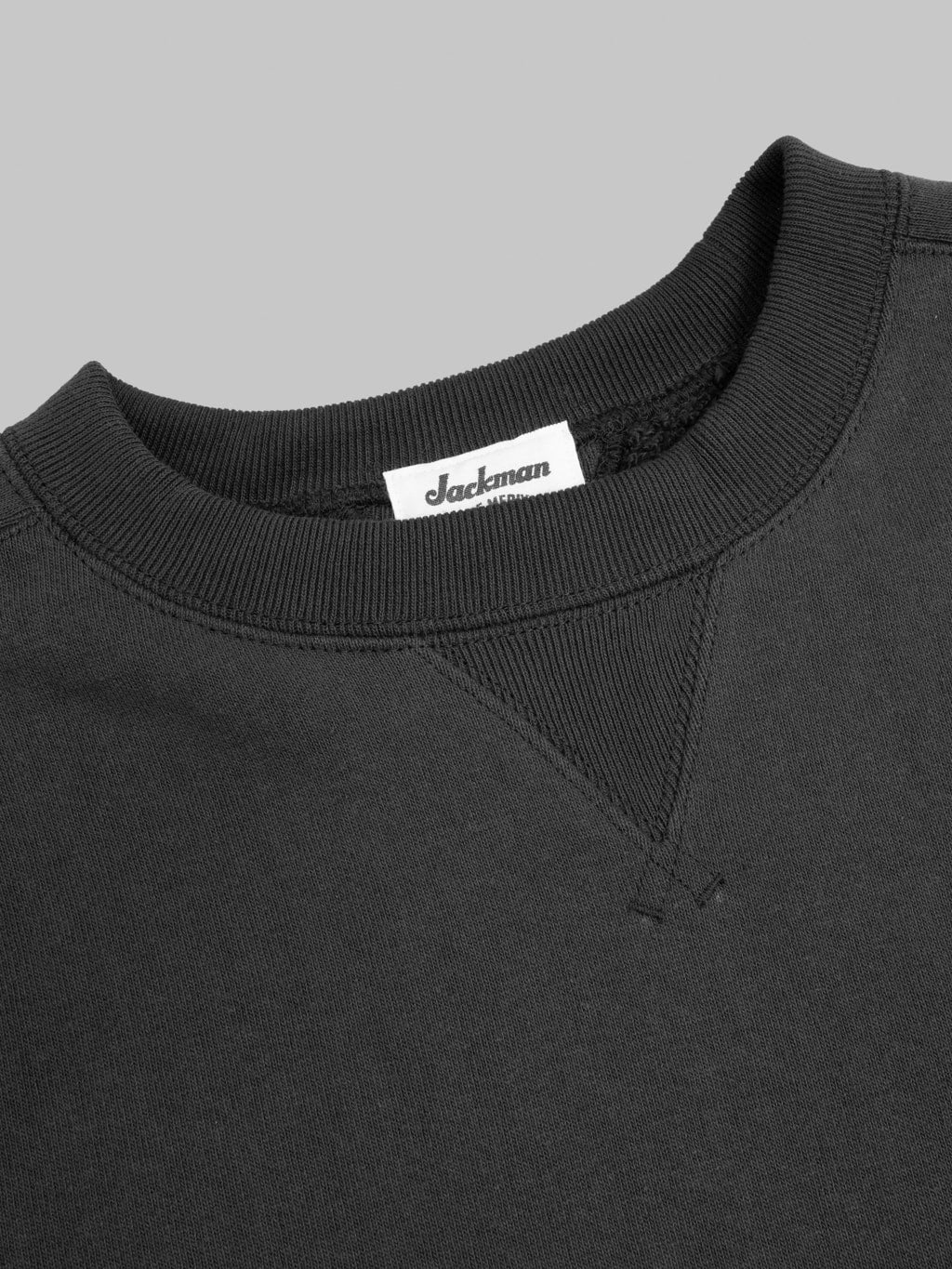 Jackman Big Loop Crewneck Ink Black - Image 11