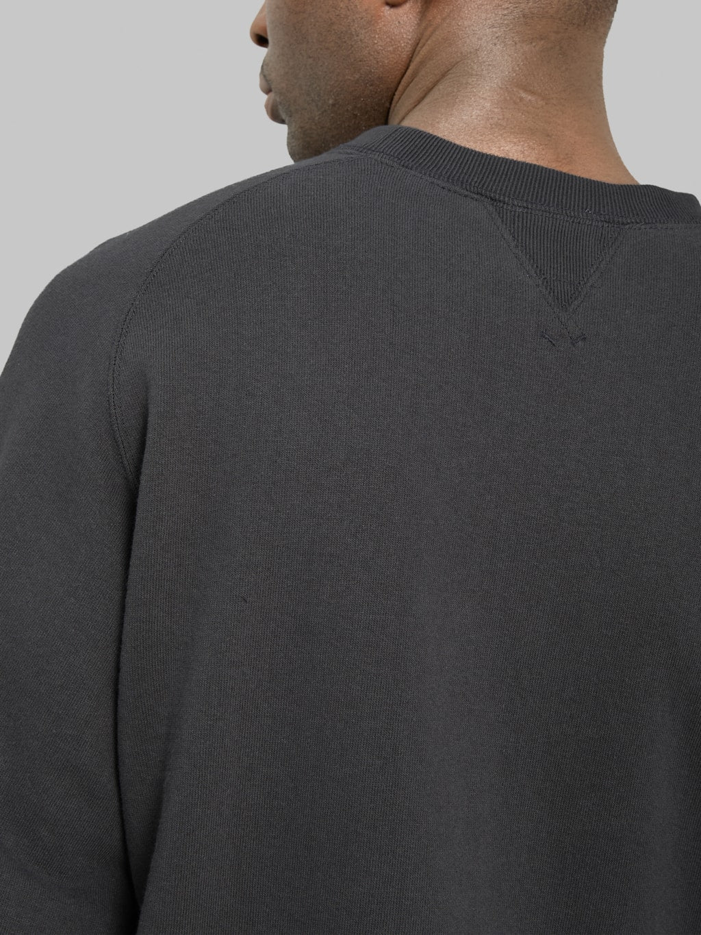 Jackman Big Loop Crewneck Ink Black - Image 6