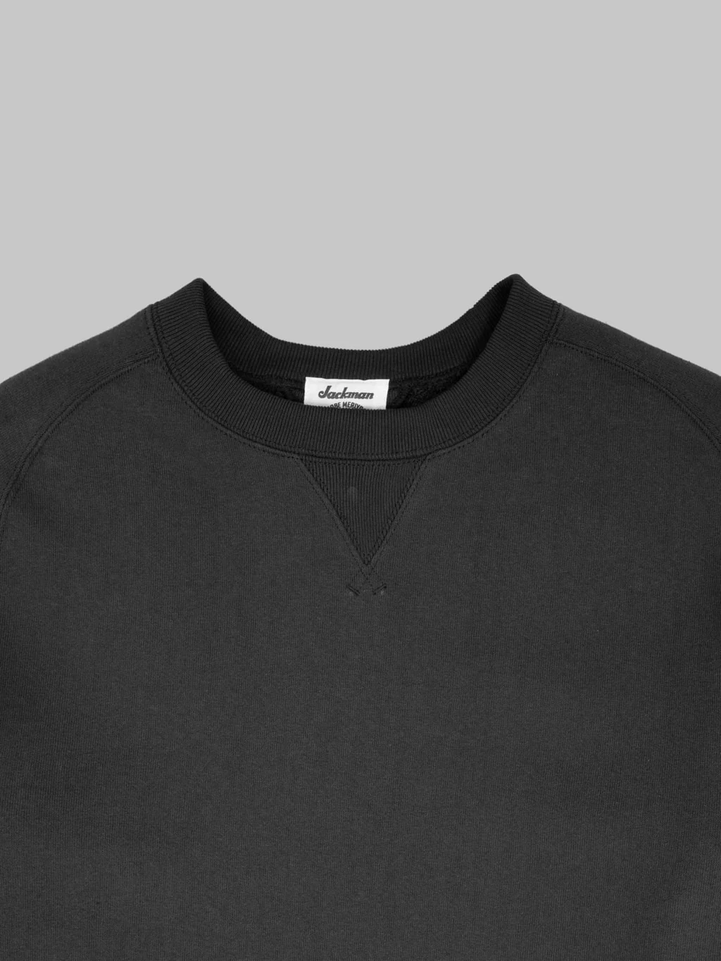 Jackman Big Loop Crewneck Ink Black - Image 9