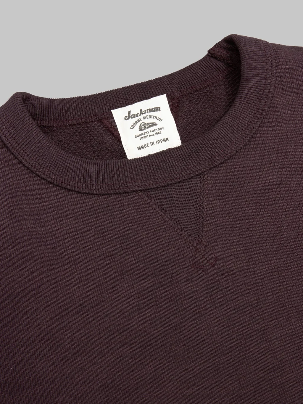 Jackman GG Sweat Crewneck Mauve Wine - Image 11