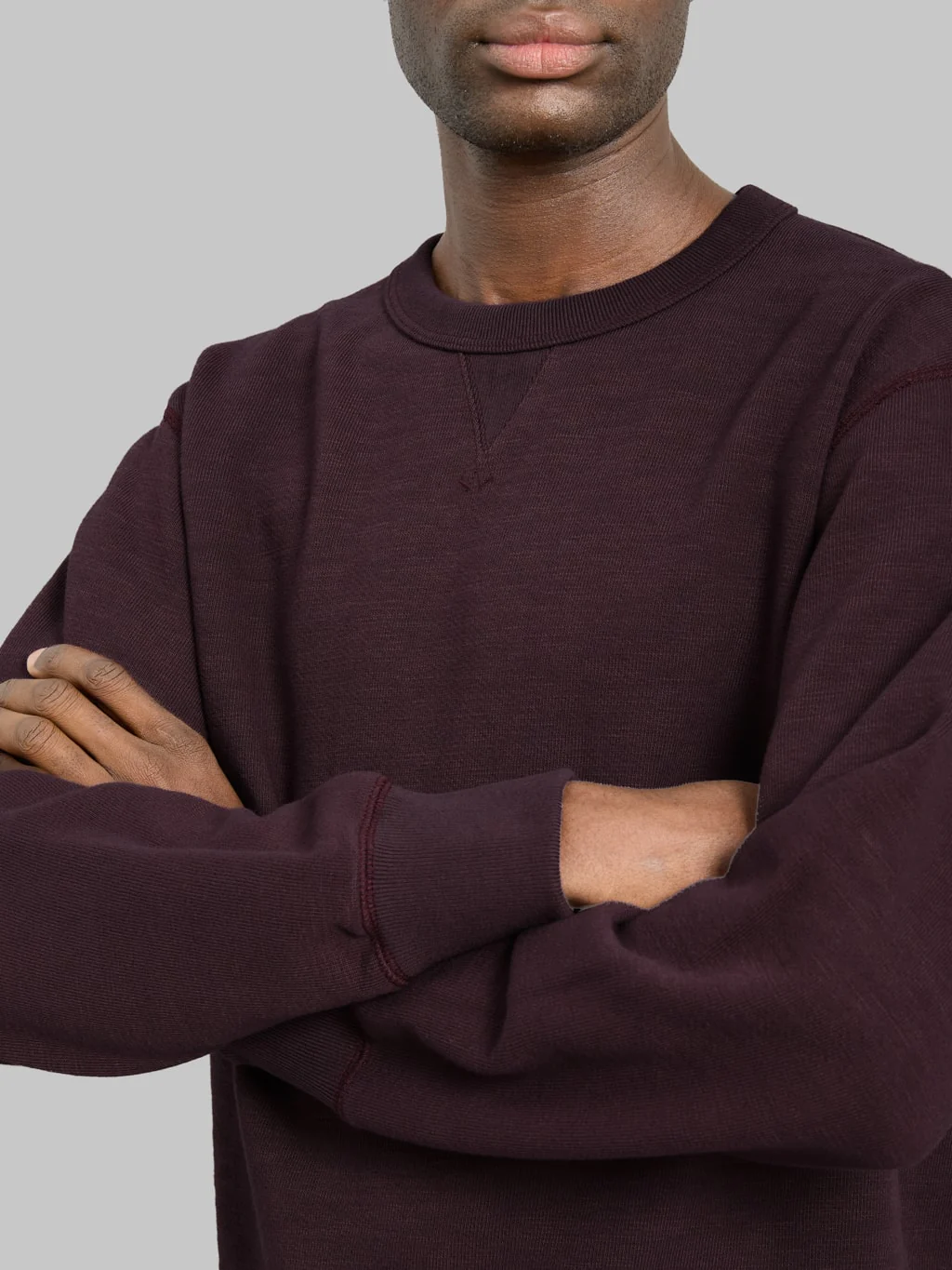 Jackman GG Sweat Crewneck Mauve Wine - Image 4