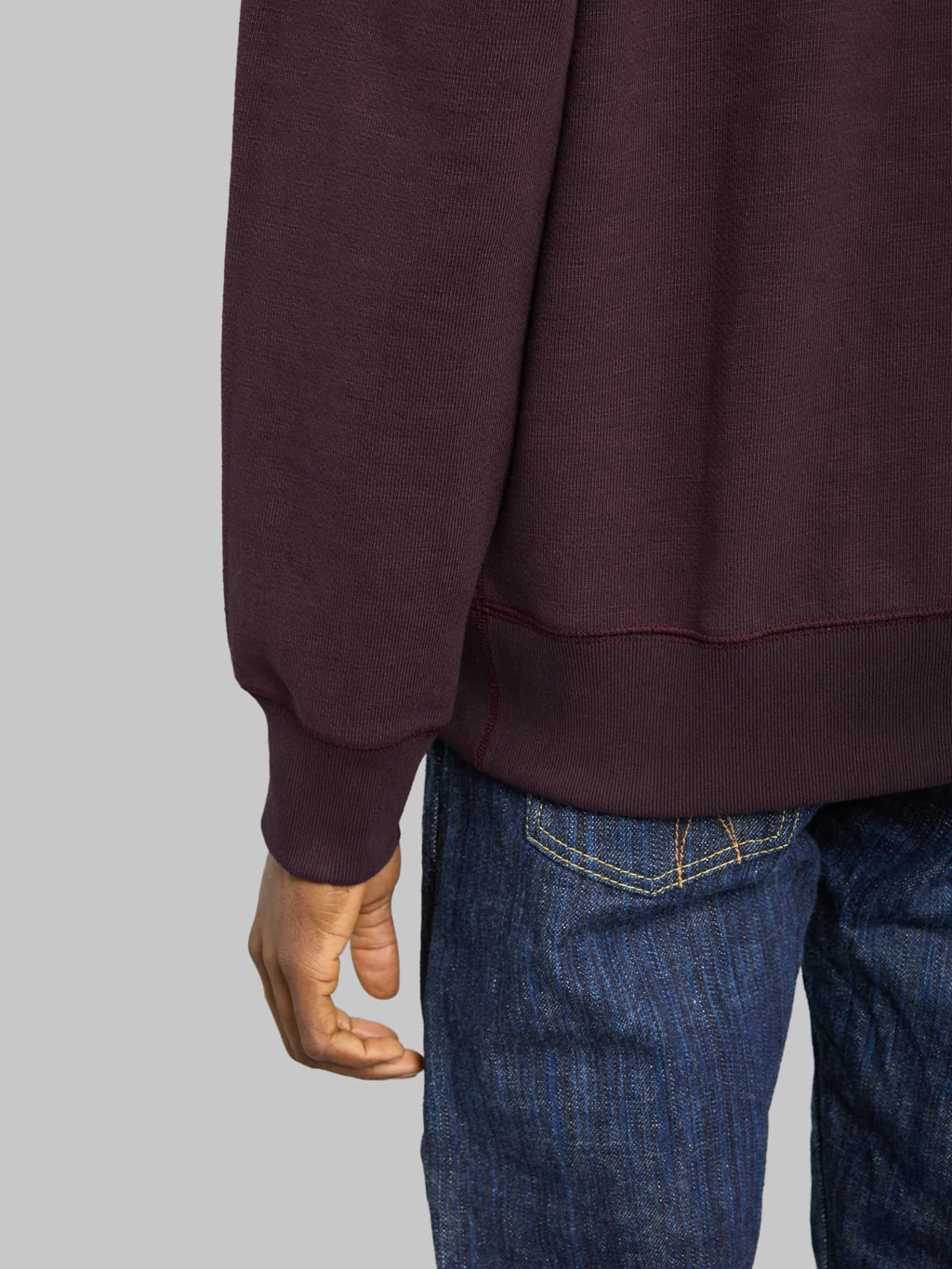 Jackman GG Sweat Crewneck Mauve Wine - Image 5