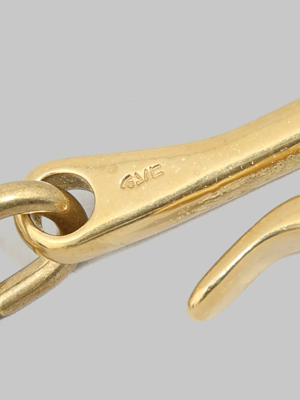 Kobashi Studio Sand Casted Key With Hook Flat Ring - Image 3