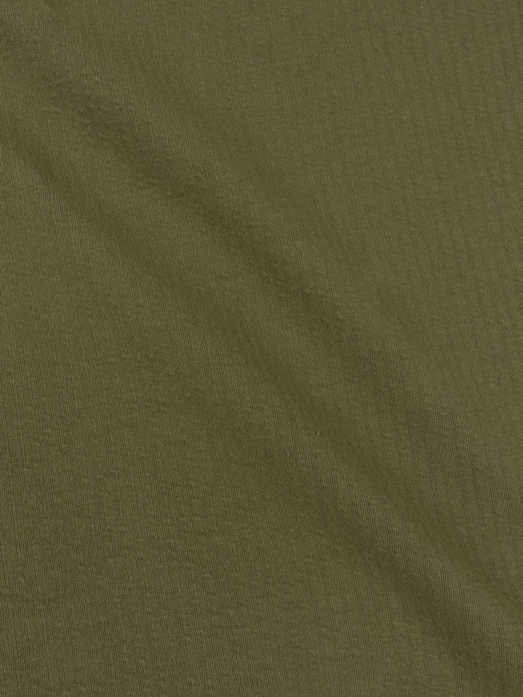 Loop & Weft Double Face Jacquard Crewneck Thermal Army Olive - Image 9