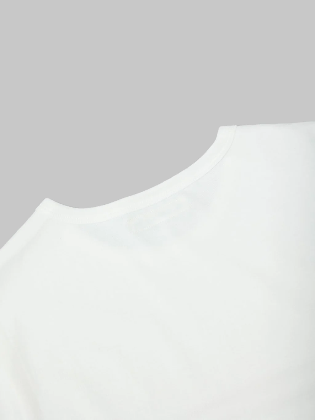 Merz b. Schwanen 215 2-Thread Heavyweight 7.2oz Crewneck Loopwheeled Classic Fit T-Shirt White - Image 12