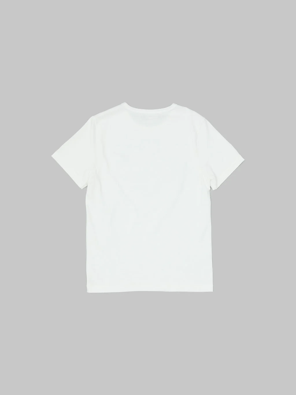Merz b. Schwanen 215 2-Thread Heavyweight 7.2oz Crewneck Loopwheeled Classic Fit T-Shirt White - Image 8