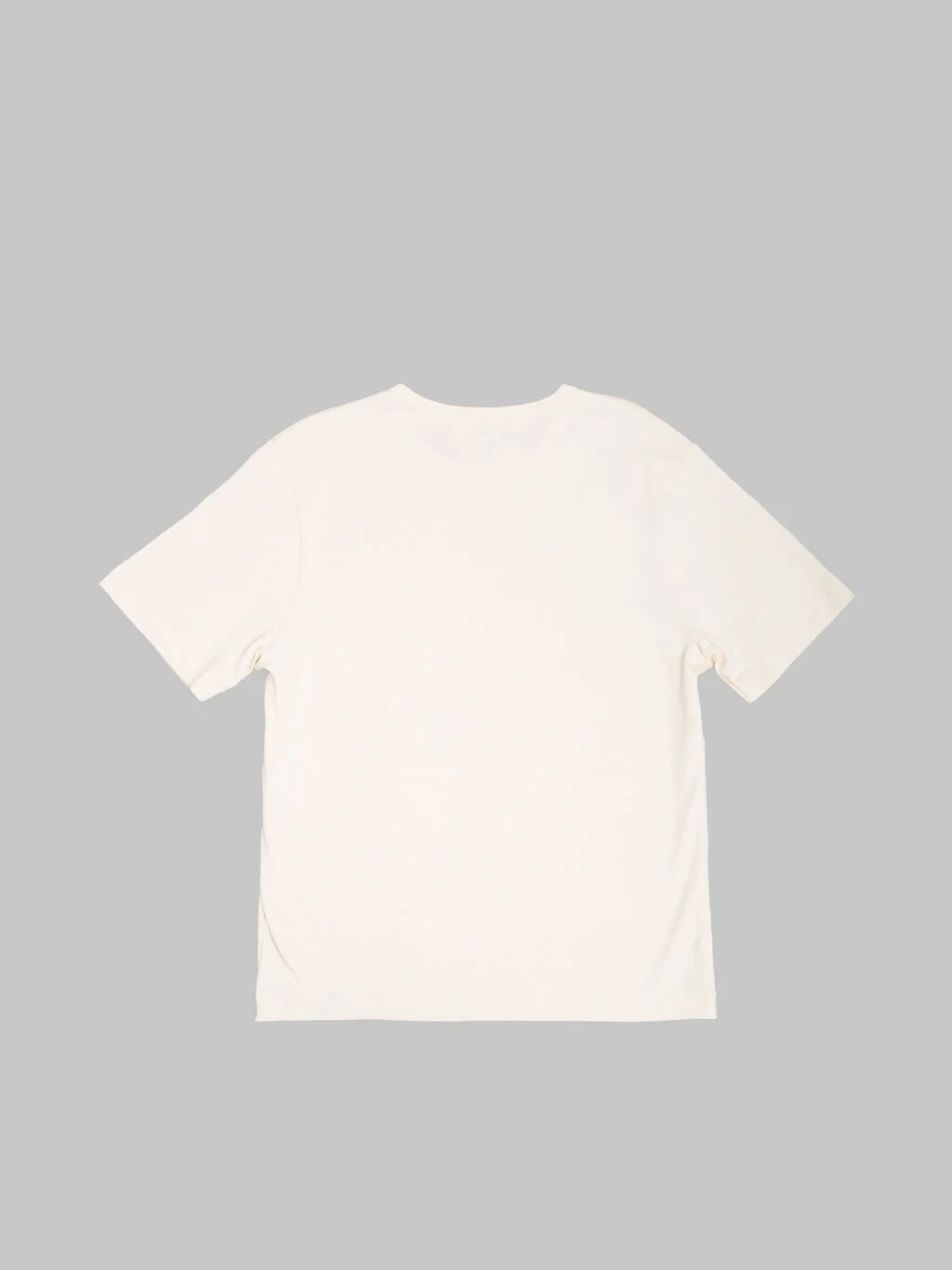Merz b. Schwanen 2M15C Sturdy Jersey 6.8oz Crewneck Cropped Classic Fit T-Shirt Nature - Image 6