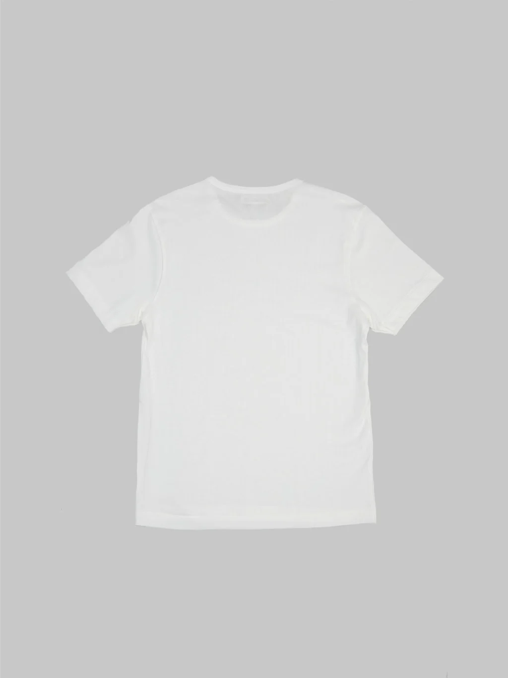 Merz b. Schwanen 2M15C Sturdy Jersey 6.8oz Crewneck Cropped Classic Fit T-Shirt White - Image 6