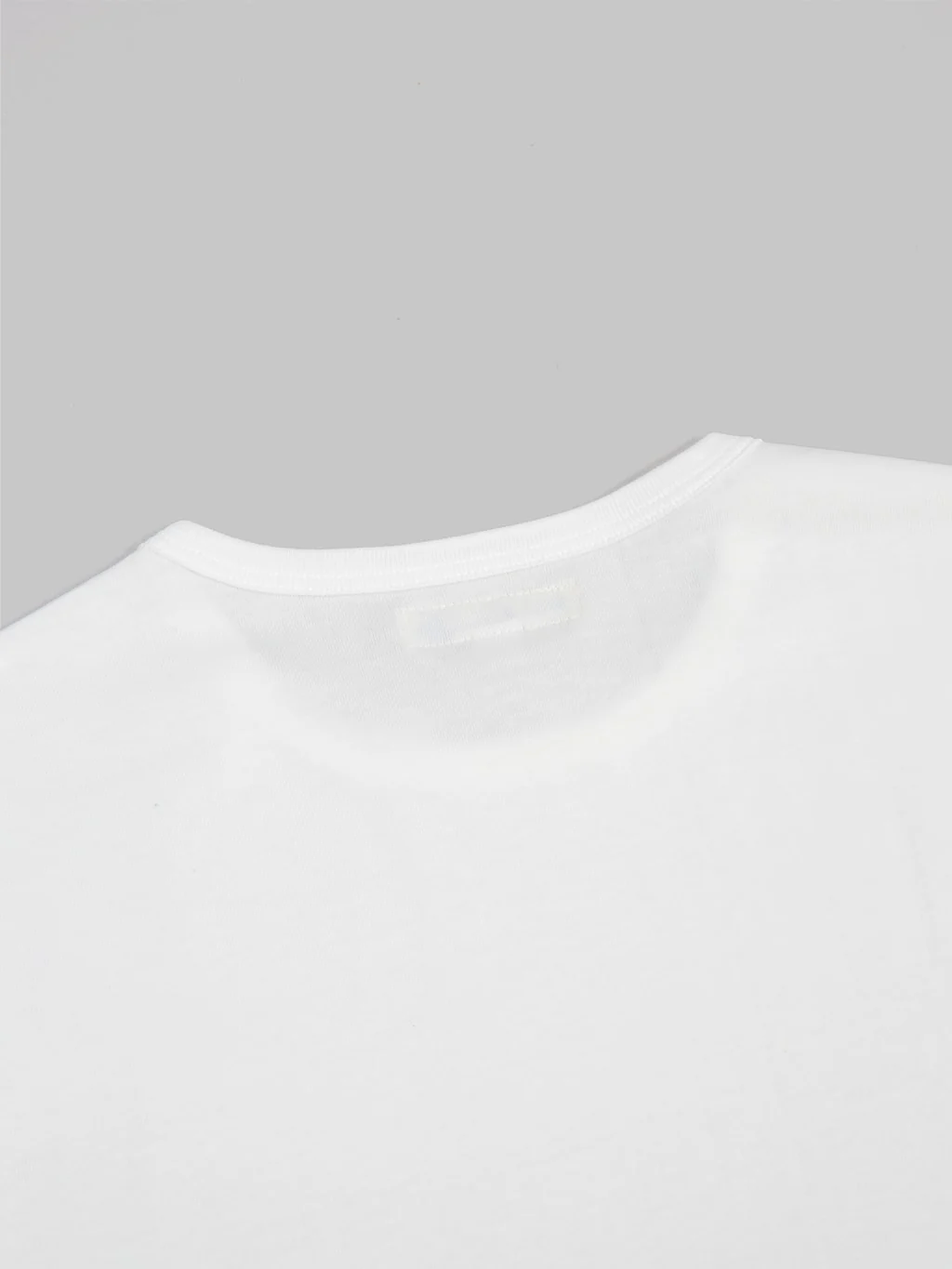 Merz b. Schwanen 2M15C Sturdy Jersey 6.8oz Crewneck Cropped Classic Fit T-Shirt White - Image 9
