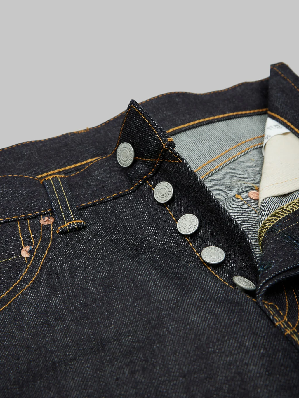 Momotaro 0306-12 12oz Tight Tapered Jeans - Image 12