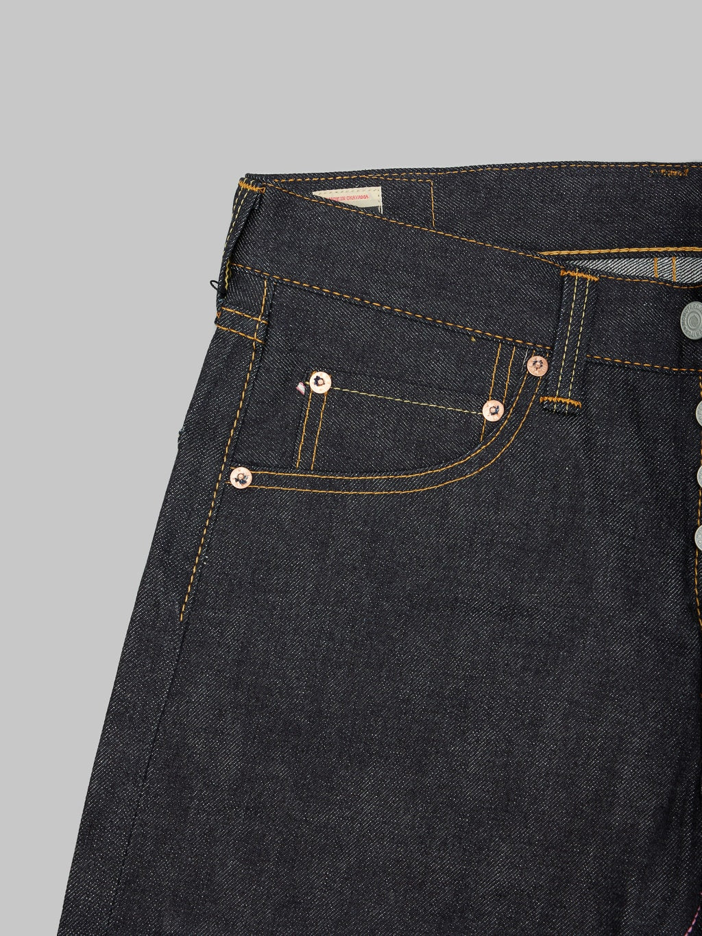 Momotaro 0306-12 12oz Tight Tapered Jeans - Image 14