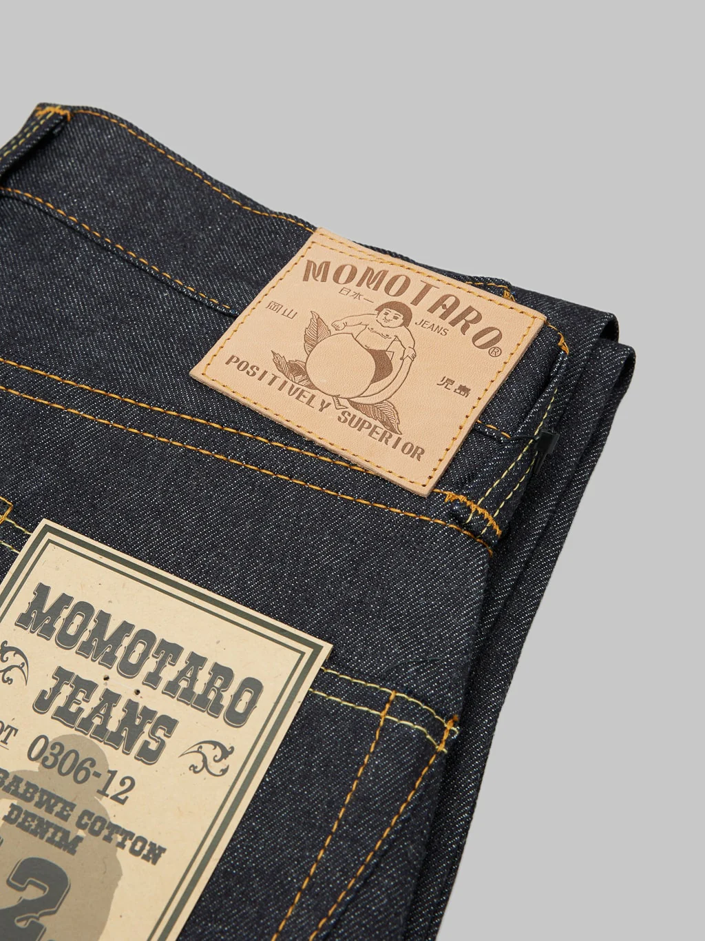 Momotaro 0306-12 12oz Tight Tapered Jeans - Image 17